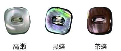 470 2つ穴 縁なし 貝ボタン