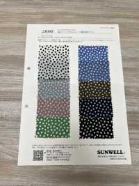 28098 80sローンミラクルウェーブ 幾何学柄プリント[生地] SUNWELL(サンウェル) サブ画像