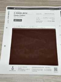 2580K-BCH プリーツシフォン[生地] サンコロナ小田 サブ画像
