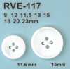 RVE117 4つ穴  貝ボタン 淡水貝