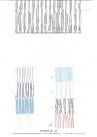 5SG011 コットン タックド ファブリック[生地] シャンブレー サブ画像