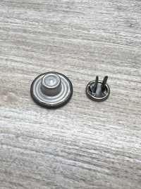 W-DKS WALDES® ドーナツ唐草星ボタン 17mm 朝日ファスナー サブ画像
