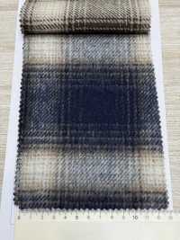 85352 Re WOOL シャンブレー シャギー チェック[生地] パリカ サブ画像