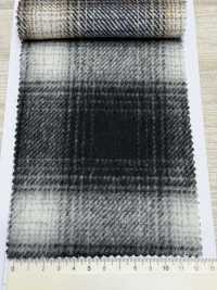 85352 Re WOOL シャンブレー シャギー チェック[生地] パリカ サブ画像