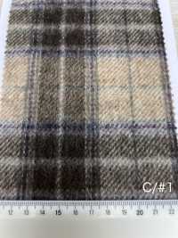 85352 Re WOOL シャンブレー シャギー チェック[生地] パリカ サブ画像