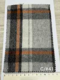 85352 Re WOOL シャンブレー シャギー チェック[生地] パリカ サブ画像