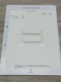 UR-3572 リネンメタリックストライプ[リボン・テープ・コード] ユナイテッドリボン サブ画像