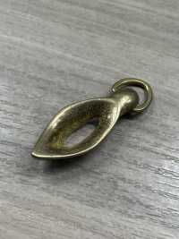 E-C-Z-PULL-WITH-HOLE ワシ爪型穴ありファスナー引手 上白石 サブ画像