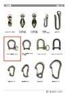HORSEHOE-SHACKLE 馬蹄型シャックル 10mm