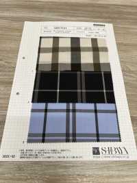 SB57531 60/1 タイプライター ミニチェック[生地] 柴屋 サブ画像