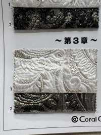 165030 プラチナジャガード〜第3章〜[生地] コーラル サブ画像