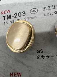 TM-203 メタルボタン 裏足 クリアコーティング 大阪プラスチック工業(DAIYA BUTTON) サブ画像