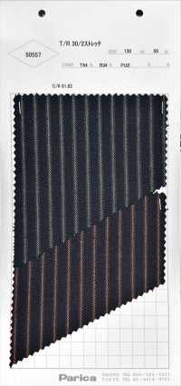 50557 T/R 30/2 ストレッチ[生地] パリカ サブ画像