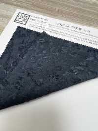 KKF3310FSV-W-D3Y 30d リネンライク ストレッチ ジャカード 広巾[生地] 宇仁繊維(小紋工房) サブ画像