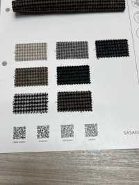 32100-1 ウォッシャブル ツィード チドリ[生地] ササキセルム サブ画像