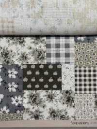 850516 SEVENBERRY® 綿麻キャンバス Patch work[生地] VANCET サブ画像