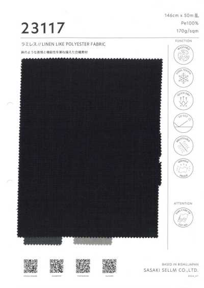 23117 ラミレス // LINEN LIKE POLYESTER FABRIC