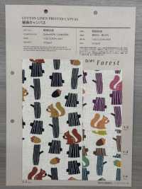 850518 SEVENBERRY® 綿麻キャンバス Forest[生地] VANCET サブ画像