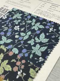 850531 SEVENBERRY® スケア 未晒コットン メランコリーフラワー ブラックベリー[生地] VANCET サブ画像
