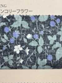 850531 SEVENBERRY® スケア 未晒コットン メランコリーフラワー ブラックベリー[生地] VANCET サブ画像