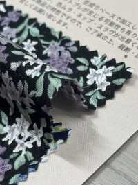 850532 SEVENBERRY® スケア 未晒コットン メランコリーフラワー ダフネ/沈丁花[生地] VANCET サブ画像