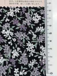 850532 SEVENBERRY® スケア 未晒コットン メランコリーフラワー ダフネ/沈丁花[生地] VANCET サブ画像