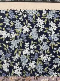 850532 SEVENBERRY® スケア 未晒コットン メランコリーフラワー ダフネ/沈丁花[生地] VANCET サブ画像
