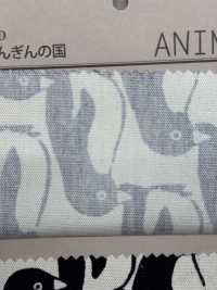 850535 SEVENBERRY® オックス 未晒コットン ぺんぎんの国[生地] VANCET サブ画像