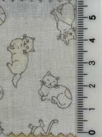 850540 SEVENBERRY® Wガーゼ soft touch gauze Animal[生地] VANCET サブ画像