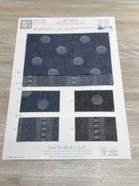 KYC240-58-D9 30×20 先染め ダンガリージャガード 広巾[生地] 宇仁繊維(小紋工房) サブ画像