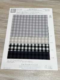 KYC636-W-D1 先染め 60 タイプライター 近江晒加工広巾[生地] 宇仁繊維(小紋工房) サブ画像