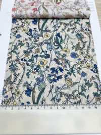 7026-600-3 60ローン 糸目花柄[生地] 北高 サブ画像