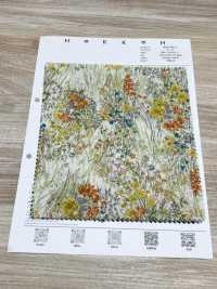8026-680-2 80ローン ミラクルウェーブ 流れ花[生地] 北高 サブ画像