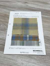 26259 OLD SLUB 10s コットン ツイル タータンチェック[生地] SUNWELL(サンウェル) サブ画像