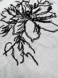 KCL524-D681 レーヨン 麻 キャンバス 刺繍[生地] 宇仁繊維(小紋工房) サブ画像