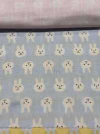 KTS3217 ダブルガーゼ うさぎ プリント[生地] コットンこばやし サブ画像