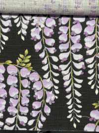 KTS7094 サザンクロス 藤の花文様 プリント[生地] コットンこばやし サブ画像