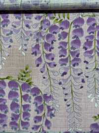 KTS7094 サザンクロス 藤の花文様 プリント[生地] コットンこばやし サブ画像