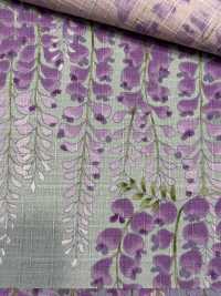 KTS7094 サザンクロス 藤の花文様 プリント[生地] コットンこばやし サブ画像