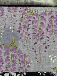 KTS7094 サザンクロス 藤の花文様 プリント[生地] コットンこばやし サブ画像