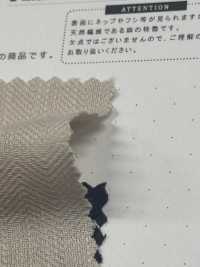 CHL-6349 綿麻ムラ糸ヘンリボーンワッシャー[生地] 桑村繊維 サブ画像