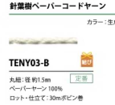 TENY03-B ペーパーコードヤーン 紐 1.5MM