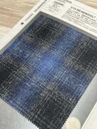 1022562 1/14 RE:NEWOOL® Ombre Check[生地] 瀧定名古屋 サブ画像
