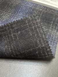 1022562 1/14 RE:NEWOOL® Ombre Check[生地] 瀧定名古屋 サブ画像