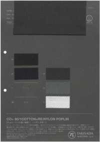 1053553 CO+ 80/1 COTTON×RE:NYLON POPLIN[生地] 瀧定名古屋 サブ画像