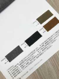 OWE35449 綿麻キャンバスの備長炭染と柿渋染め[生地] 小原屋繊維 サブ画像