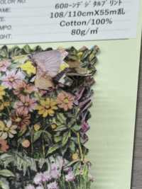 DP-3513-1 60ローン デジタルプリント 動物花畑[生地] 北高 サブ画像