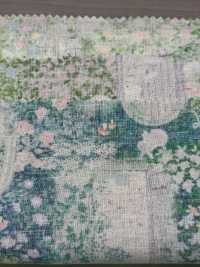 DP-4856-4 綿麻シーチング シークレットガーデン[生地] 北高 サブ画像
