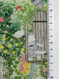 DP-4856-4 綿麻シーチング シークレットガーデン[生地] 北高 サブ画像