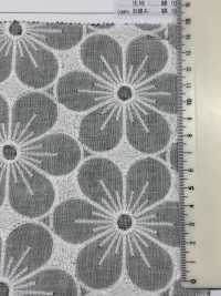 8026-870-1 ガーゼ刺繍 Flower[生地] 北高 サブ画像
